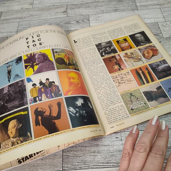 Games Magazine March / April 1981 Vtg Brain Teasers Logic Crossword Puzzles - Picture 4 of 16